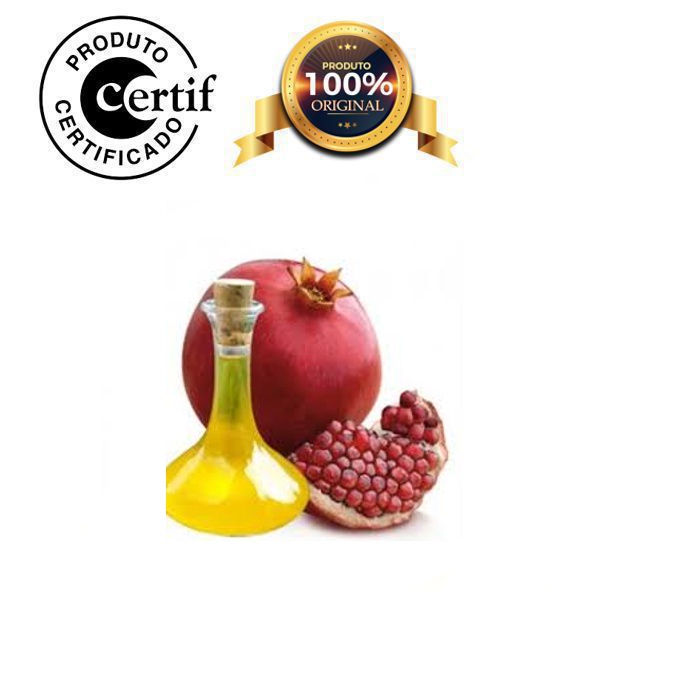 Óleo Vegetal de Romã 500ml Prensado a frio com laudo