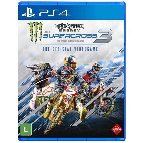 Jogo Monster Energy Supercross PS4 KaBuM