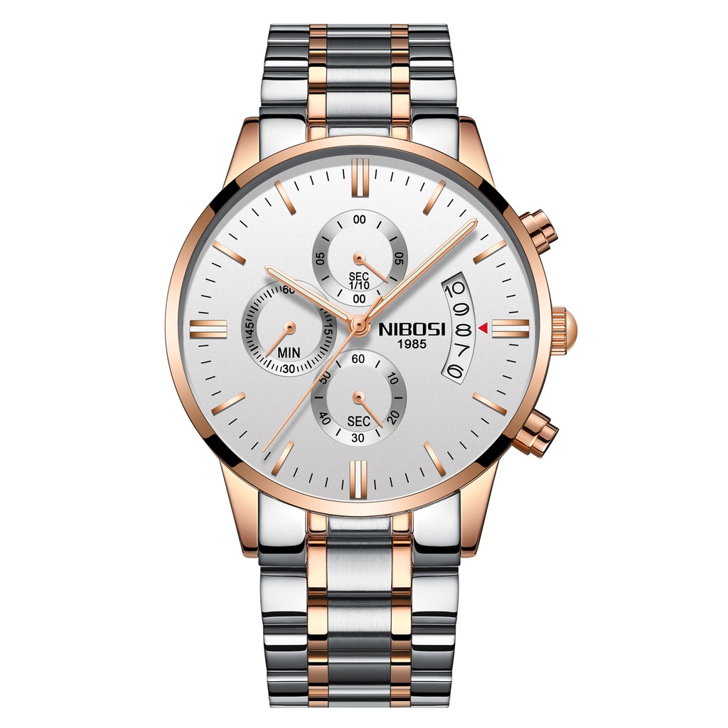 NIBOSI 2309 Men's Watch Original luxury waterproof Quartz sports
