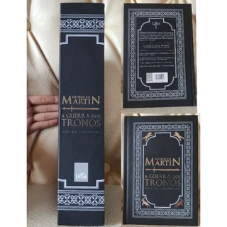 LIVRO GAME OF THRONES - Edição Ilustrada e capa dura - Melhor preço do mercado - A guerra dos tronos