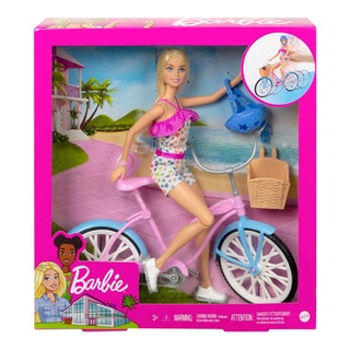 Barbie Loira Ciclista C/ Bicicleta Hby28
