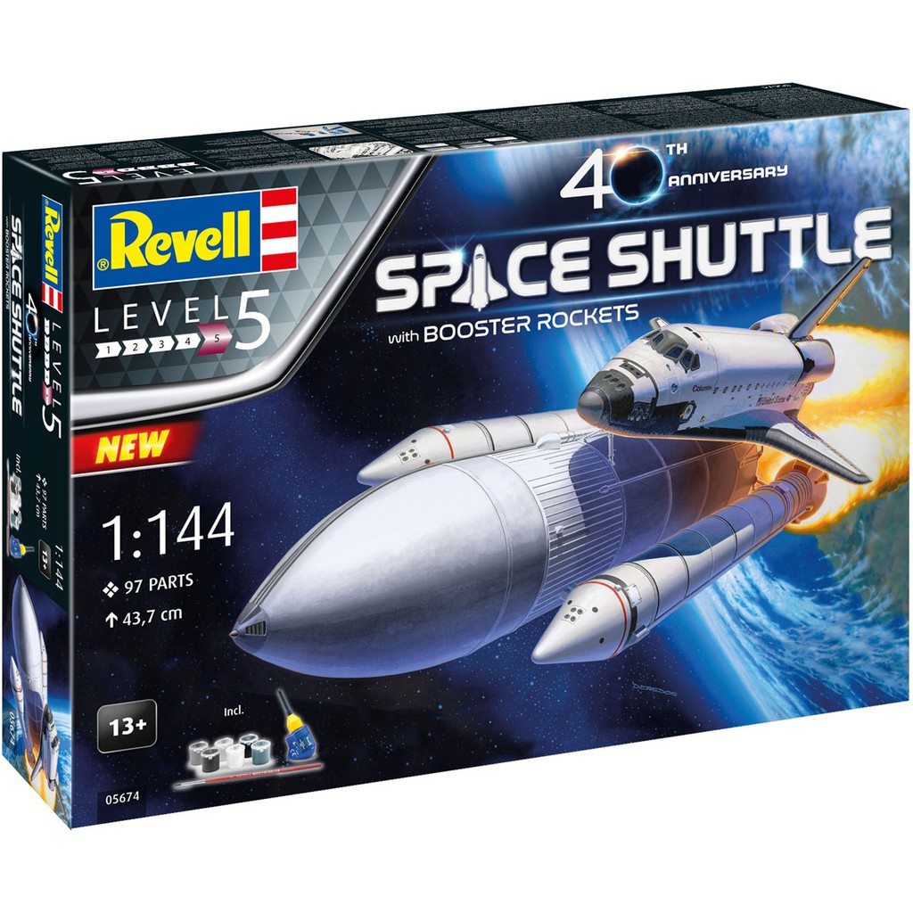 Gift Set Space Shuttle & Booster Rockets - 1/144 - Revell 05674