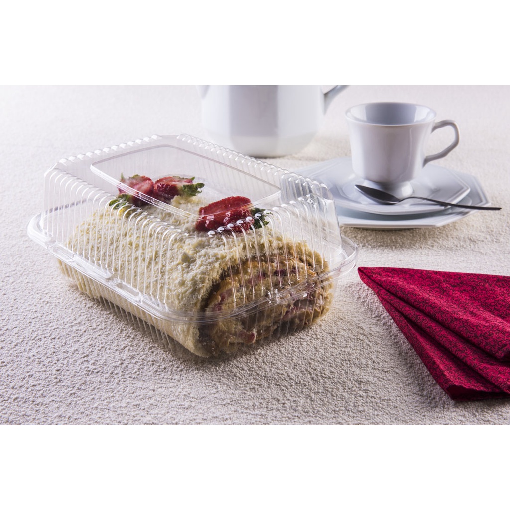 Embalagem 20 SANPACK/BIPACK/PACKFORM c/10 rocambole alto salgados doces ...