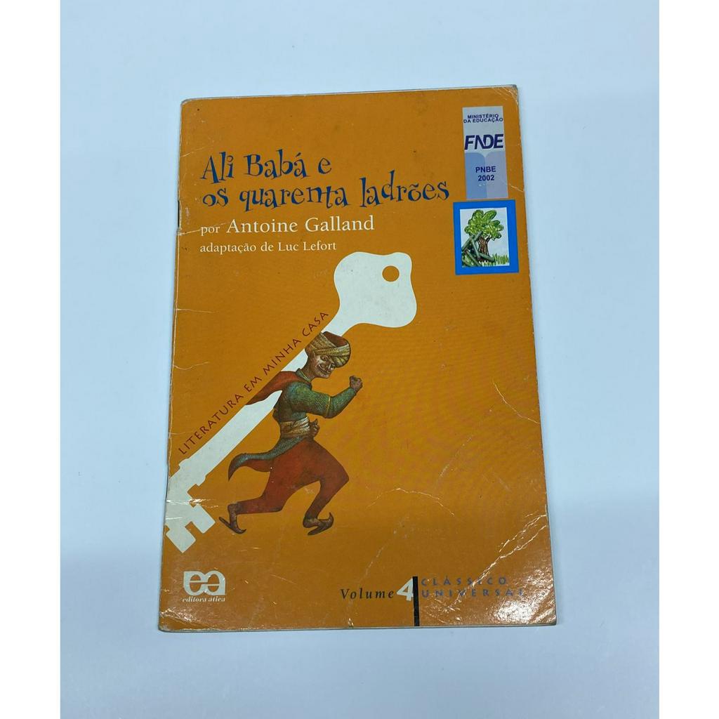 Livro Ali Babá e os quarenta ladrões Antoine Galland Editora Àtica ...