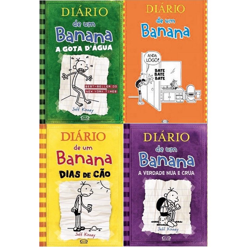 Coleção Diario de um Banana Vol 1 ao 5