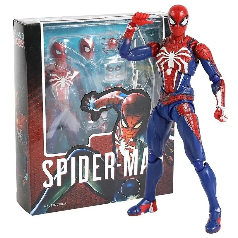 Action Figure Spiderman Homem Aranha Boneco Versão Game PS4 15 cm