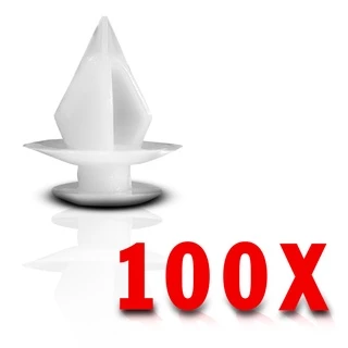 100 Presilha Grampo Para Porta Gol Saveiro Voyage G5