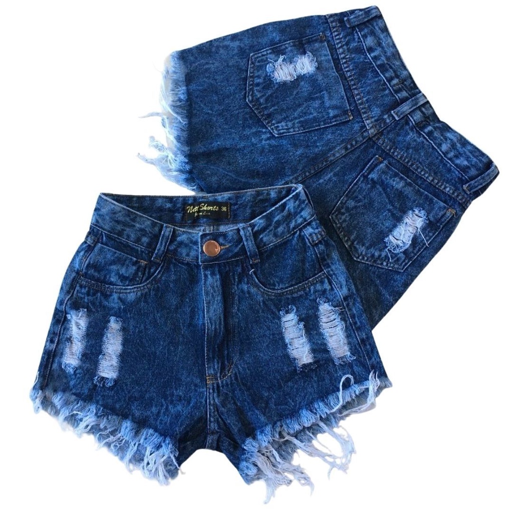 Short Jeans Feminino Moda Lançamento, Shorts Feminino Nunca Usado 79975634