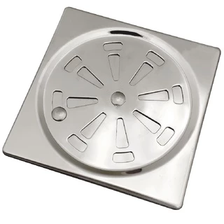 Ralo Grelha Inox Para Banheiro 10x10 Tampa Alto Padrão