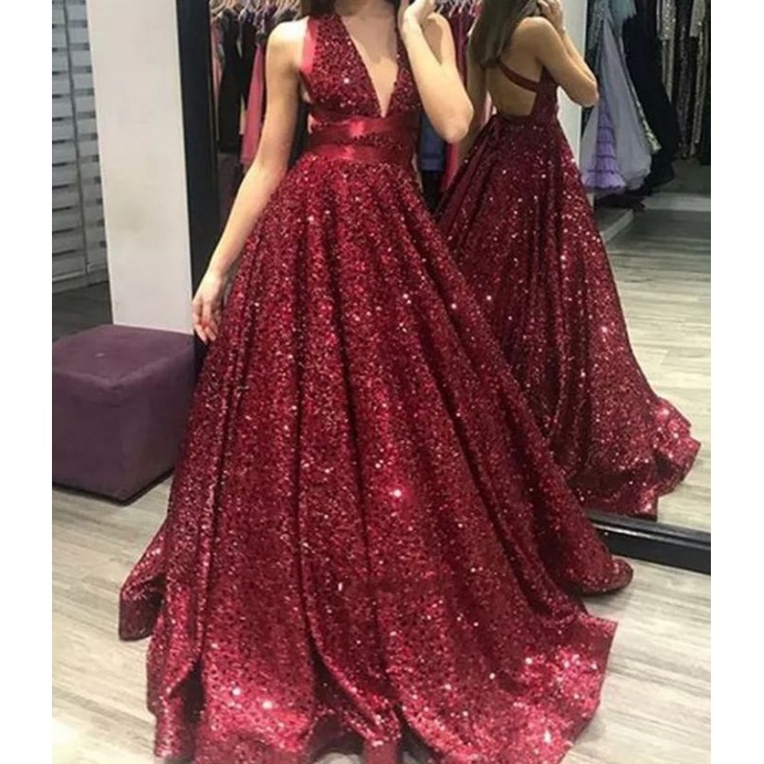 Vestido de hot sale formatura paete