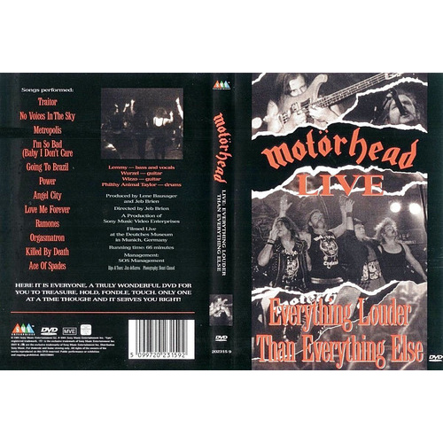 Motorhead - Live Everything Louder Than Everything Else