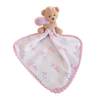 Naninha personalizada, enxoval, chá de bebê, naninha, saída de maternidade, presente personalizado, lembrancinha em Oferta na Shopee