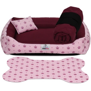 Kit Cama Caminha Pet Cachorro 4 Peças - Tamanho P 50x40