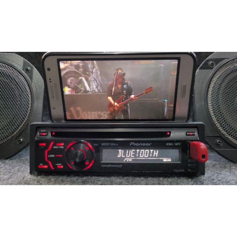 Cd Pioneer Deh-3050ub Usb Frontal Com Bluetooth Pelo Auxiliar