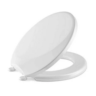 Assento Almofadado Suavit Oval Universal Branco Convencional Polipropileno Tigre