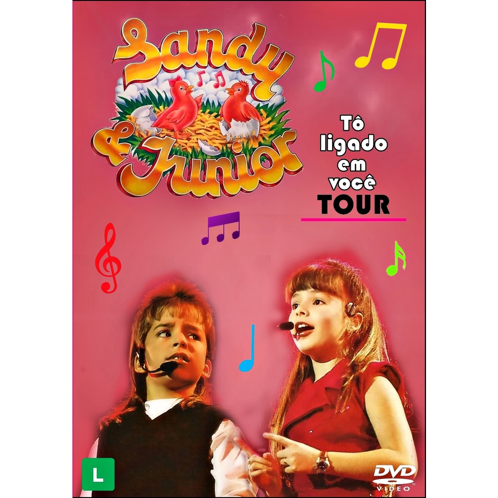 DVD: Sandy e Junior - Tô Ligado em Você Tour | Shopee Brasil