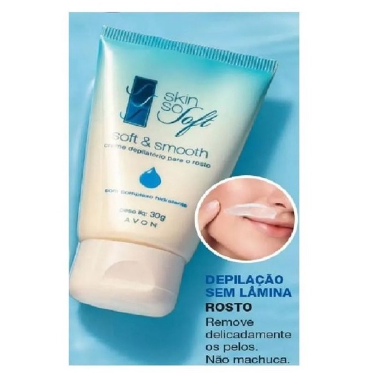 AVON SKIN SO SOFT CREME DEPILATÓRIO PARA O ROSTO 30G - Macherie Beleza