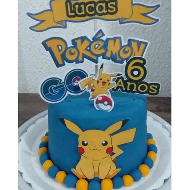 Topo de Bolo – Pikachu