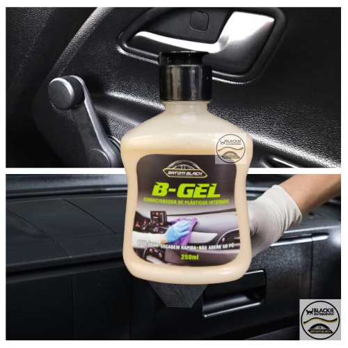 Revitalizador Condicionador de Plásticos Internos B-Gel Painel Carro ...