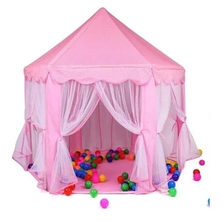 Tenda Rosa Barraca Cabana Infantil Mundo Das Princesas