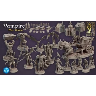 Miniaturas de Vampiros e Zumbis para RPG, Zombicide, D&D ref 3002