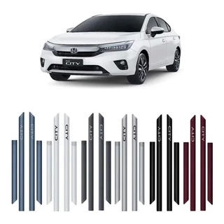 Friso Lateral New City EXL EX Hatch/Sedan Escrita Cromada 2011 até 2023