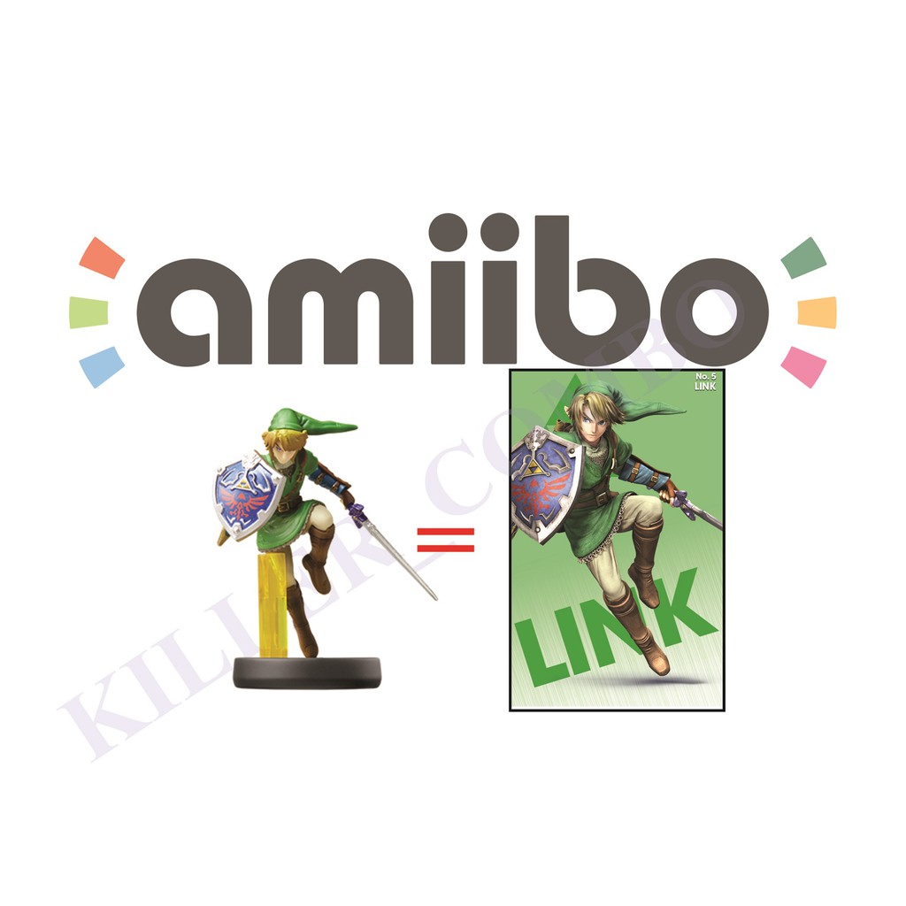 Amiibo Card - Série S S B - Link - Pronta Entrega