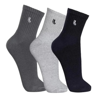 Kit Com 3 Pares Meias Lupo Cano Médio Masculina Sport 3245