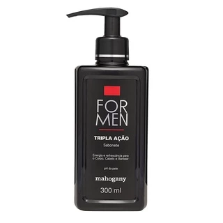 Mahogany Sabonete Tripla Acao For Men 300ml