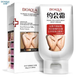 Bioaqua Snow White Body Cream 180ml Face care whitening Body Lotion Makeup Retail Personal Skin Care Moisturizing