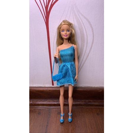 Blue barbie hot sale