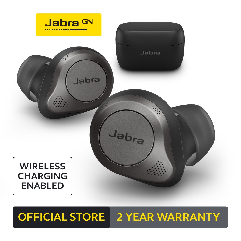 ワイヤレスイヤホン Jabra Elite 85t Jabra Elite 85t - Fone de ouvido sem fio de titânio preto/fones de