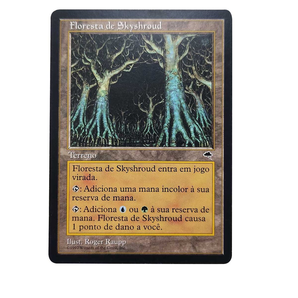 Magic: The Gathering - Skyshroud Forest (Foresta Di Cielsudario) - Carta Rara Dal Set Tempest (TMP) - Gioco Di Carte Collezionabili