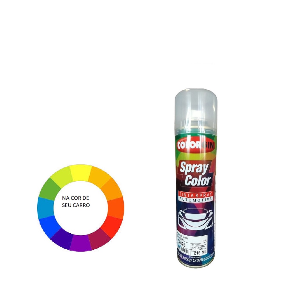 TINTA SPRAY NA COR DO SEU CARRO PRATA COLORGIN SHERWIN WILLIANS DE ...