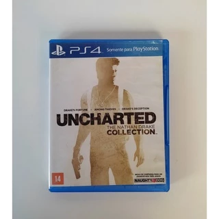 UNCHARTED COLLECTION mídia física ps4