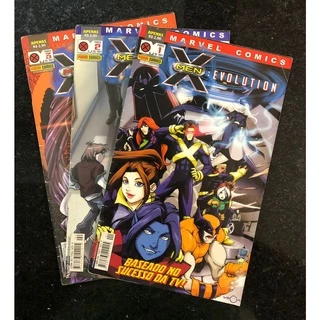 HQ X-men: Evolution completa (3 edições) em bom estado de conservação