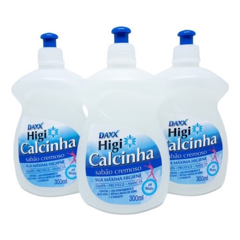 Higi Calcinha Sabao Cremoso Daxx Lavagem de Roupas Intimas 300ml ...