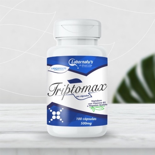 Triptofano Triptomax 100 Cápsulas, 500 mg - Labornatus | Shopee Brasil