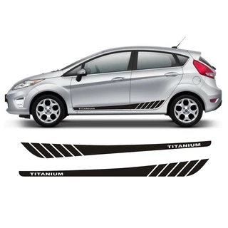 Adesivo Lateral New Fiesta Titanium Nt1 Faixa Colante Fita