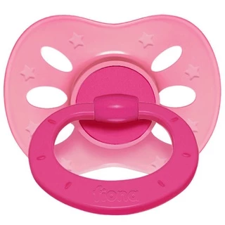 Chupeta De Bebê Infantil Com Bico de Silicone Redondo A Partir dos 6 Meses Tam 2 Fiona