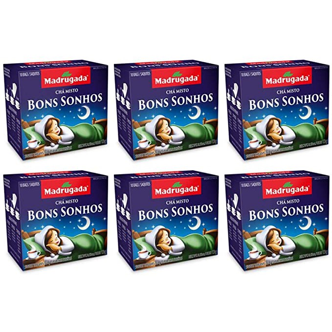 6 Ch Misto Bons Sonhos Madrugada 10 Saches 15g Shopee Brasil