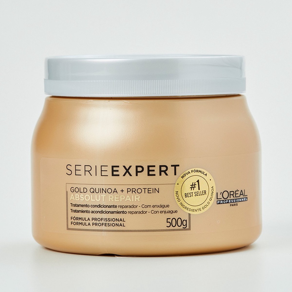Máscara L'Oréal Absolut Repair Gold Quinoa + Protein 500g | Shopee Brasil