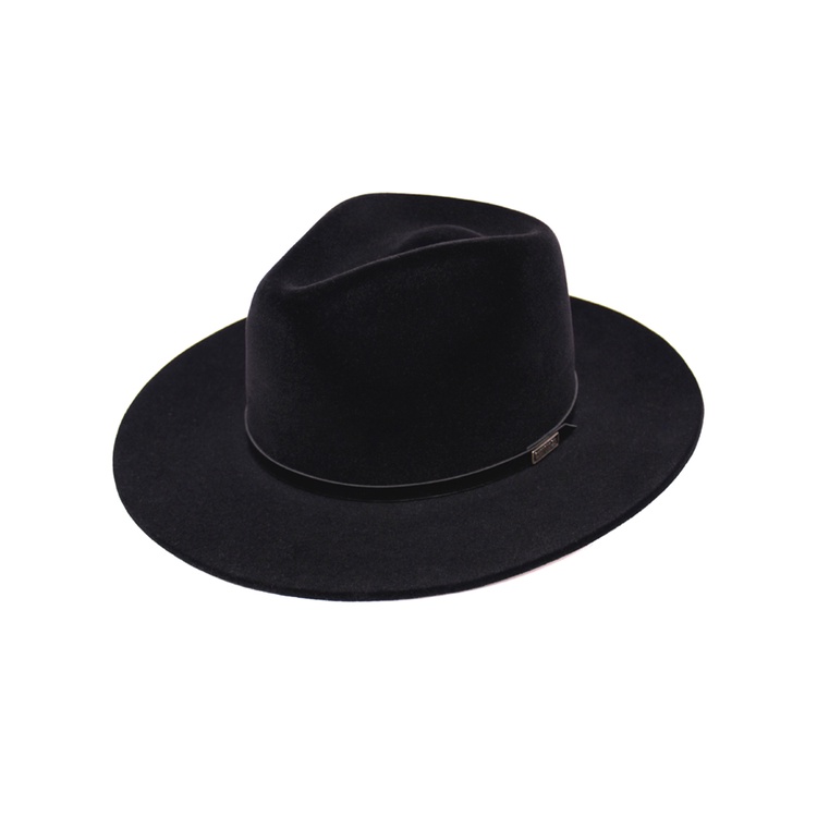 Chapéu Fedora Aba média 8 cm Larga Masculino Feminino Clássico ...