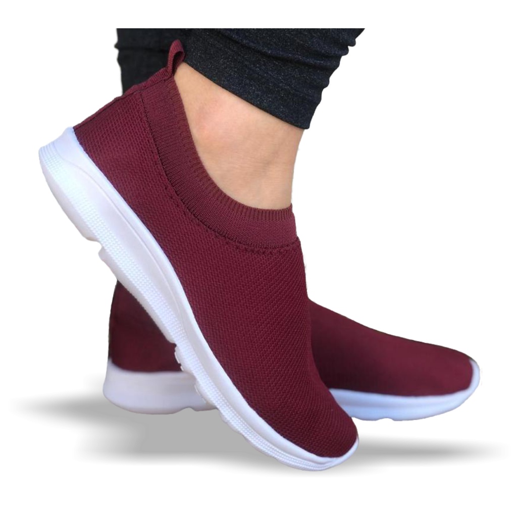 Tênis Meia Novo Masculino Feminino Leve Confortável Academia Caminhada