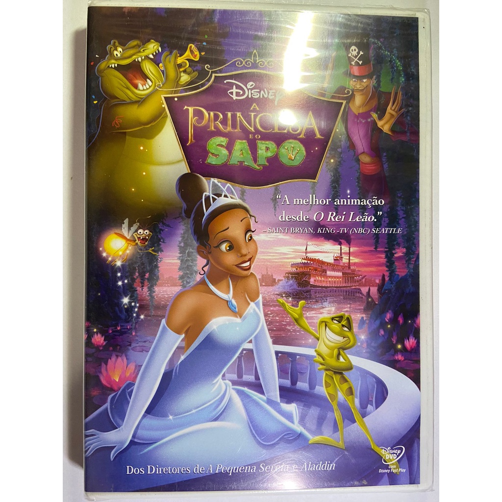 Dvd A Princesa E O Sapo - Lacrado, De Colecionador | Shopee Brasil