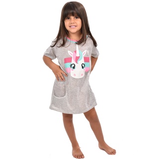 Camisola Infantil Verão Malha Fresh e Máscara de Dormir Panda Tam