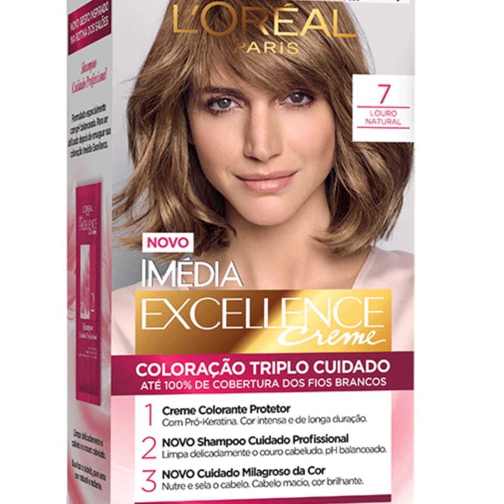 Coloração L'Oréal Majirel 50g - Cor 7,8 Louro Marrom Natural Luminoso