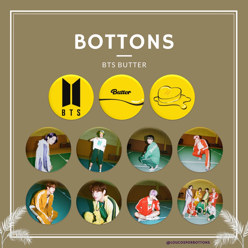 Bottons BTS - Butter | Shopee Brasil