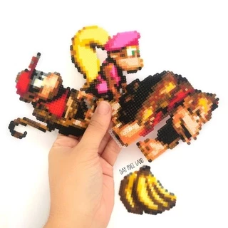 Pixel Artes Personagens Donkey Kong ( Acessórios e Decoração) Artesanais