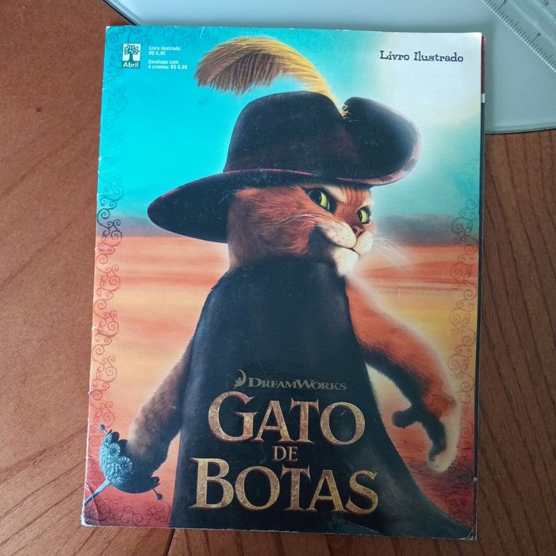 ALBUM DE FIGURINHAS GATO DE BOTAS COMPLETO | Shopee Brasil